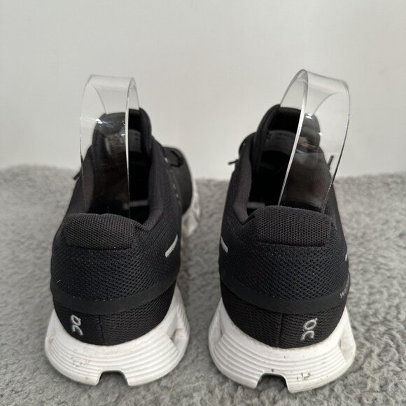 On Cloud Running Shoes Womens Size 9.5 Black White Athletic Gym Sneakers Swiss - Picture 3 of 10